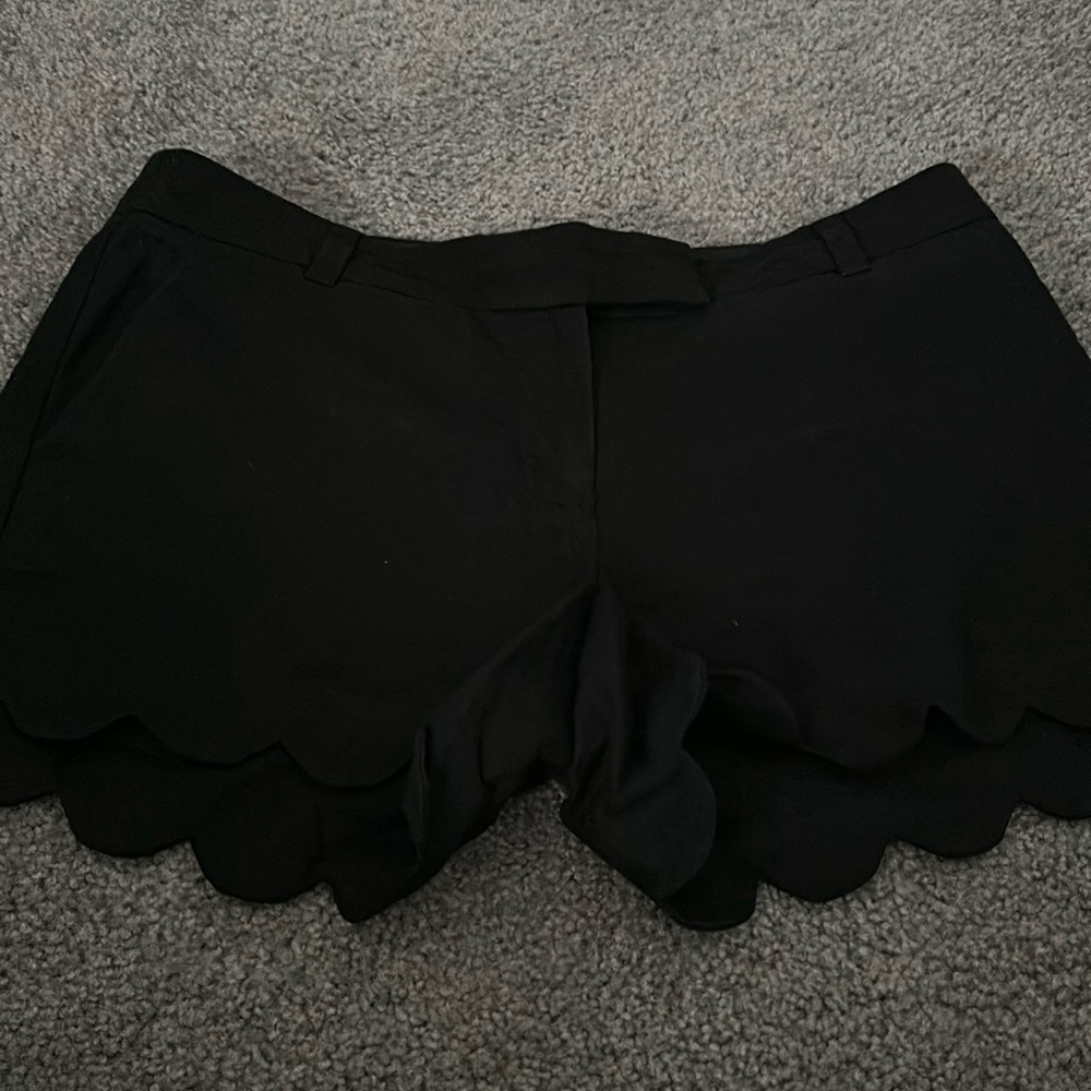 J. Crew Black Scalloped Women’s Shorts